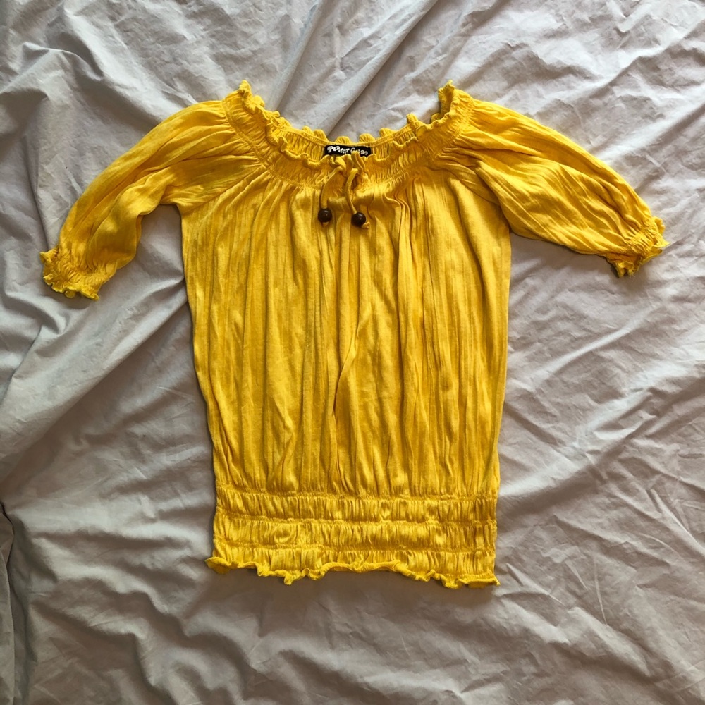 Planet Gold Juniors Stretchy Top
